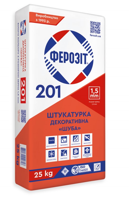 Ферозіт 201 Штукатурка декоративна «Шуба» 1,5 мм